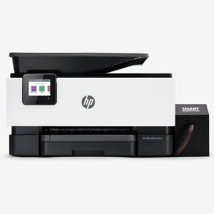 HP 오피스젯프로 9010 팩스복합기 + 스마트무한공급기(잉크1000ml 포함)설치완제품
